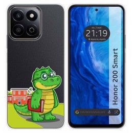 Funda Silicona Transparente para Huawei Honor 200 Smart 5G diseño Coco Dibujos