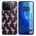 Funda Silicona Transparente para Huawei Honor 200 Smart 5G diseño Flamenco Dibujos