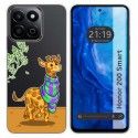Funda Silicona Transparente para Huawei Honor 200 Smart 5G diseño Jirafa Dibujos