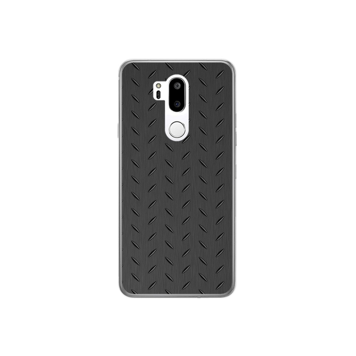 Funda Gel Tpu para Lg G7 Thinq Diseño Metal Dibujos