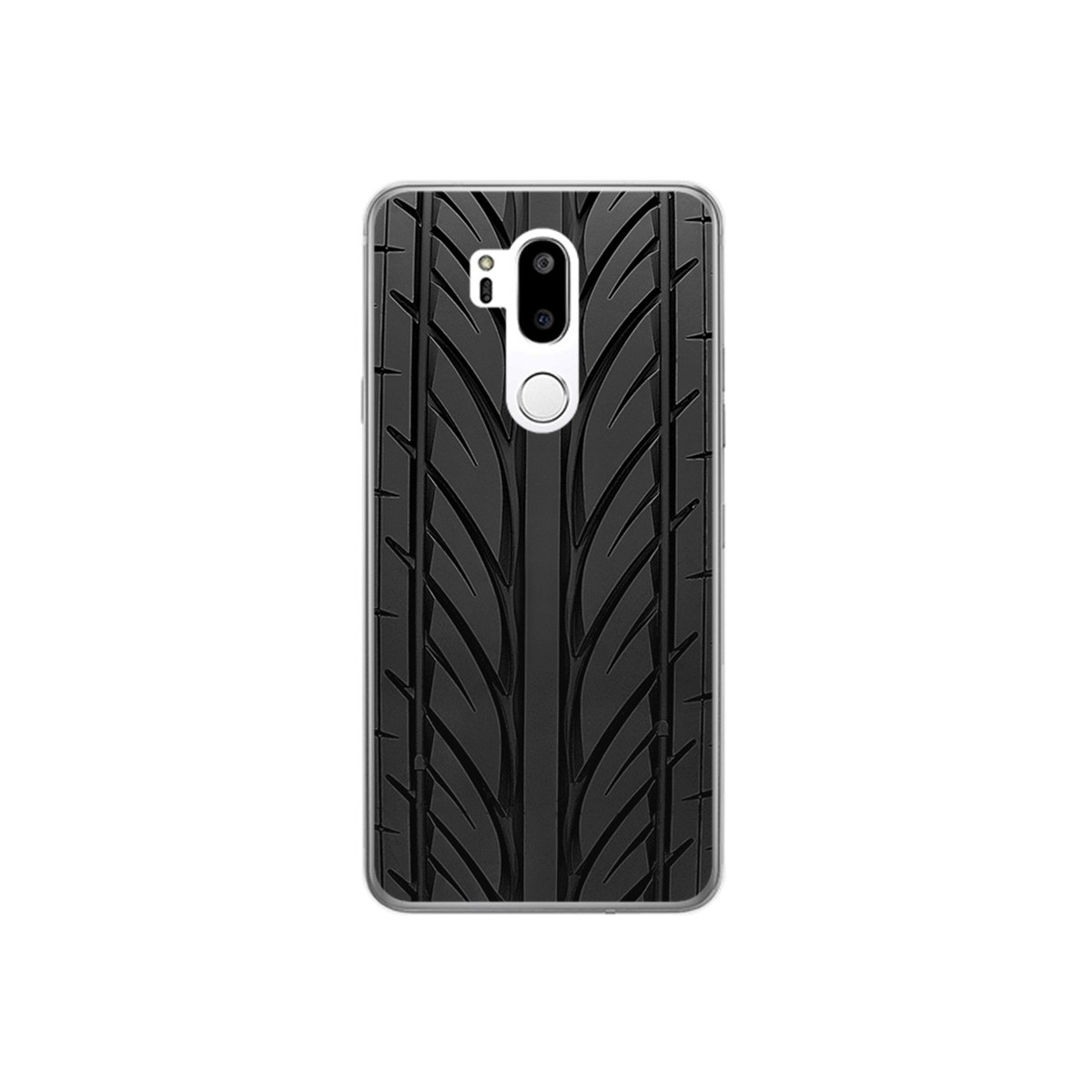 Funda Gel Tpu para Lg G7 Thinq Diseño Neumatico Dibujos