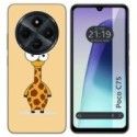 Funda Silicona para Xiaomi Poco C75 diseño Jirafa Dibujos