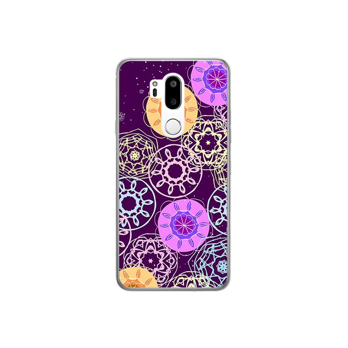 Funda Gel Tpu para Lg G7 Thinq Diseño Radial Dibujos