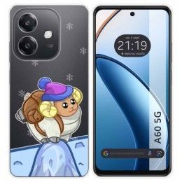 Funda Silicona Transparente para Oppo A60 5G diseño Cabra Dibujos