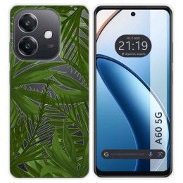 Funda Silicona Transparente para Oppo A60 5G diseño Jungla Dibujos