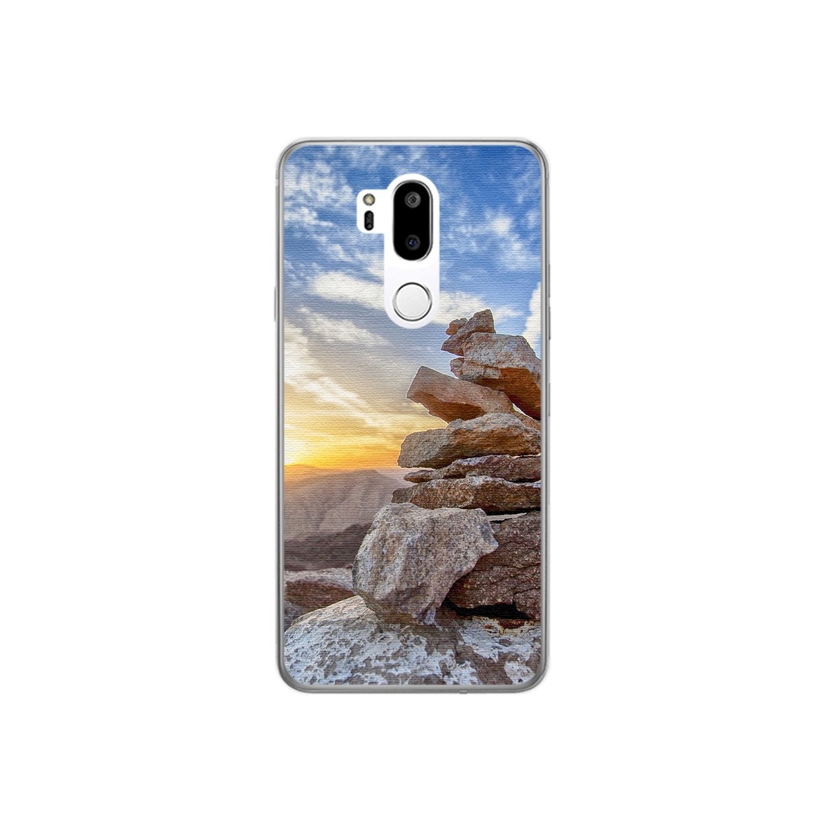 Funda Gel Tpu para Lg G7 Thinq Diseño Sunset Dibujos