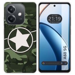 Funda Silicona para Oppo A60 5G diseño Camuflaje 01 Dibujos