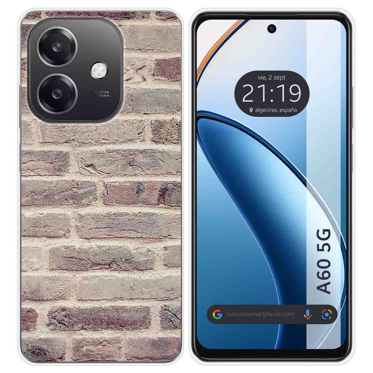 Funda Silicona para Oppo A60 5G diseño Ladrillo 01 Dibujos