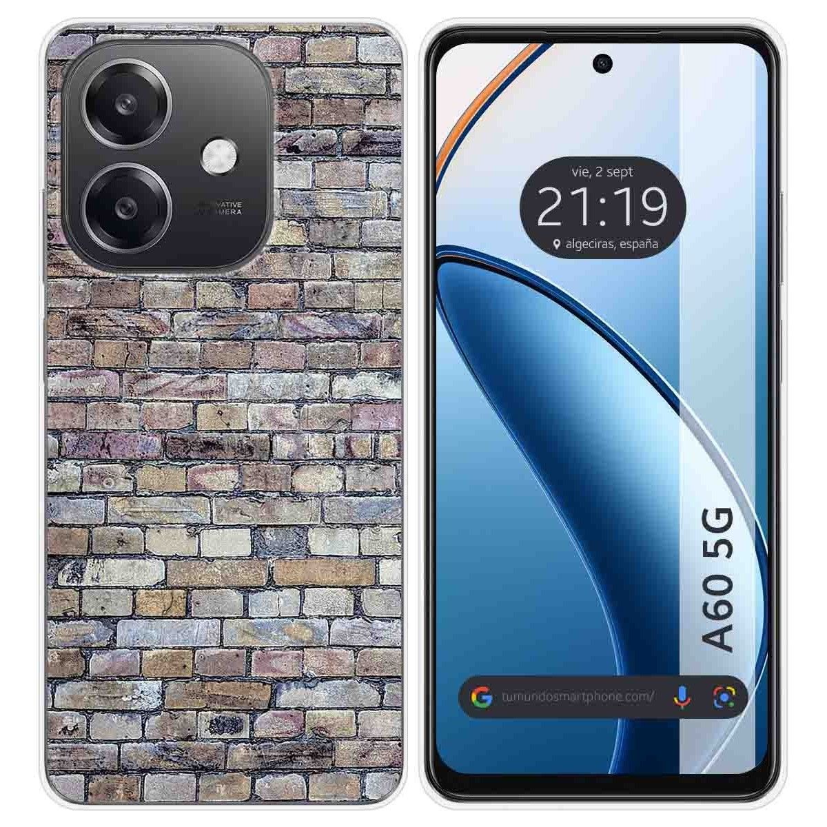 Funda Silicona para Oppo A60 5G diseño Ladrillo 02 Dibujos