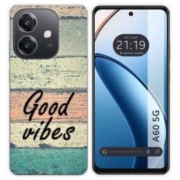 Funda Silicona para Oppo A60 5G diseño Madera 01 Dibujos