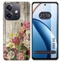 Funda Silicona para Oppo A60 5G diseño Madera 08 Dibujos
