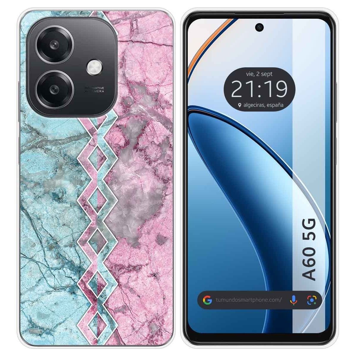 Funda Silicona para Oppo A60 5G diseño Mármol 08 Dibujos