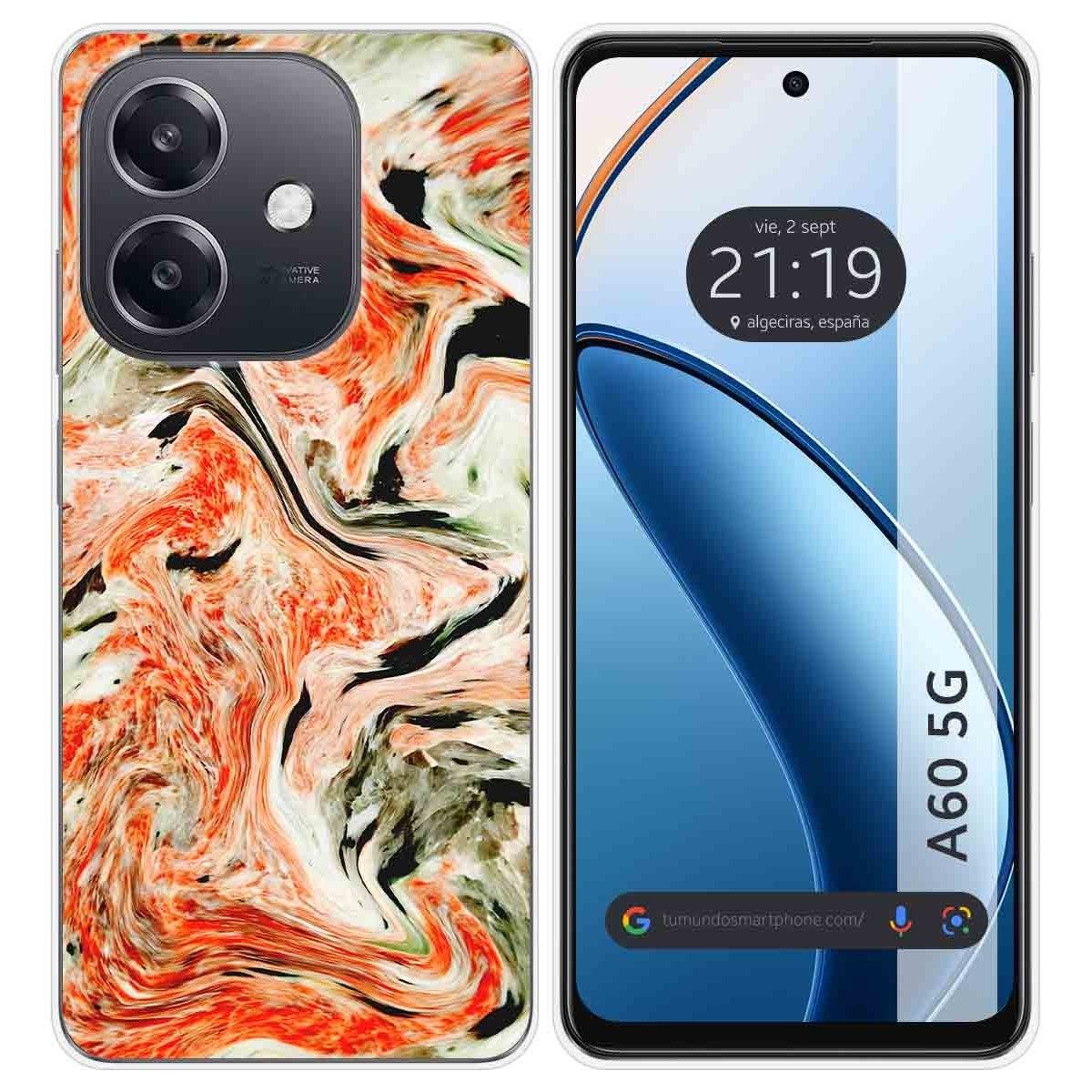 Funda Silicona para Oppo A60 5G diseño Mármol 12 Dibujos