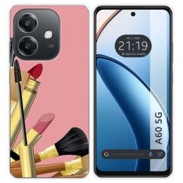 Funda Silicona para Oppo A60 5G diseño Brochas Dibujos