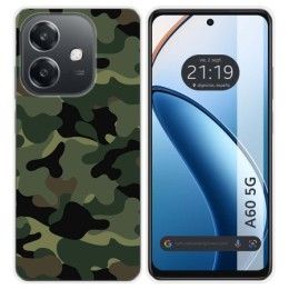 Funda Silicona para Oppo A60 5G diseño Camuflaje Dibujos