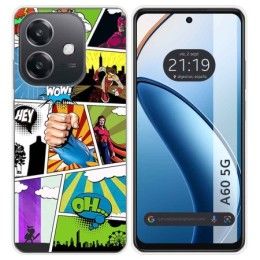 Funda Silicona para Oppo A60 5G diseño Comic Dibujos