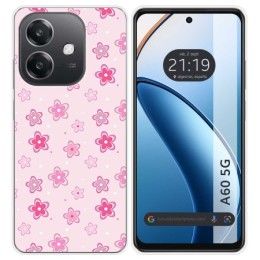 Funda Silicona para Oppo A60 5G diseño Flores Dibujos