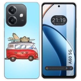 Funda Silicona para Oppo A60 5G diseño Furgoneta Dibujos