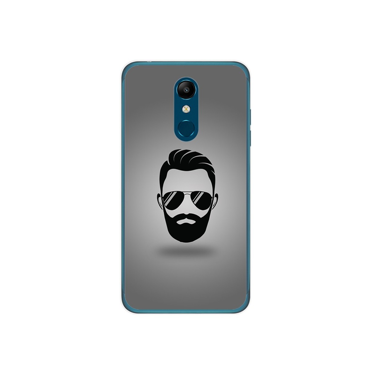 Funda Gel Tpu para Lg K11 Diseño Barba Dibujos