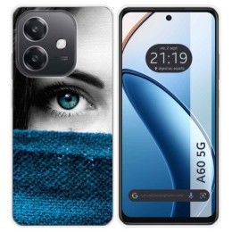 Funda Silicona para Oppo A60 5G diseño Ojo Dibujos