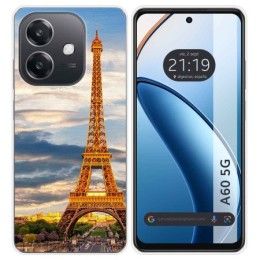 Funda Silicona para Oppo A60 5G diseño Paris Dibujos