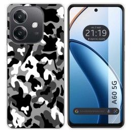 Funda Silicona para Oppo A60 5G diseño Snow Camuflaje Dibujos