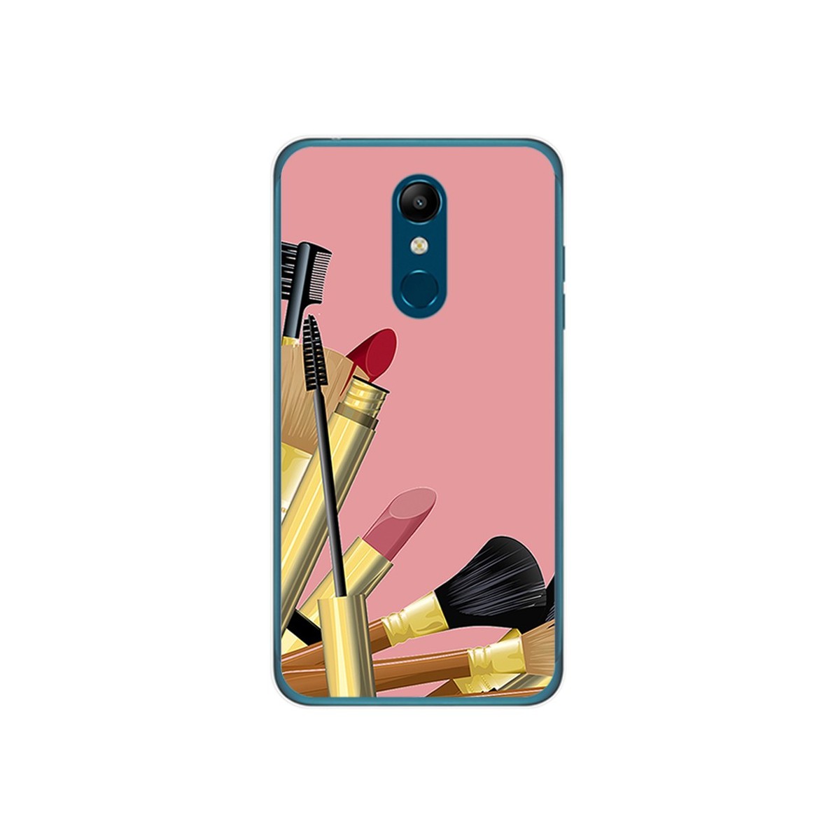 Funda Gel Tpu para Lg K11 Diseño Brochas Dibujos