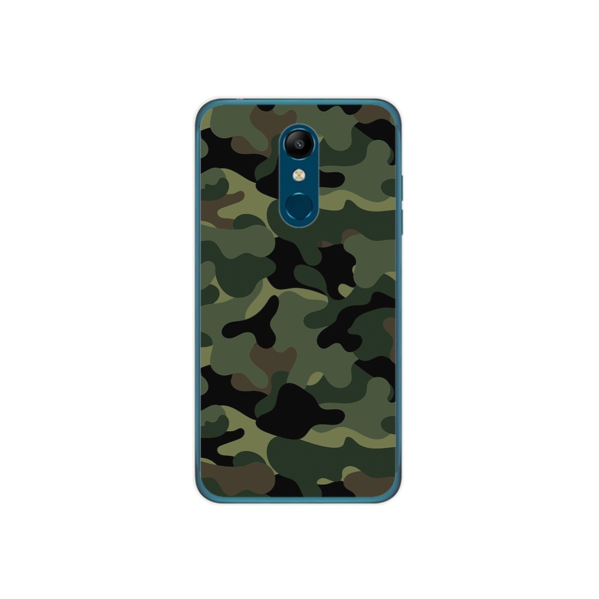 Funda Gel Tpu para Lg K11 Diseño Camuflaje Dibujos