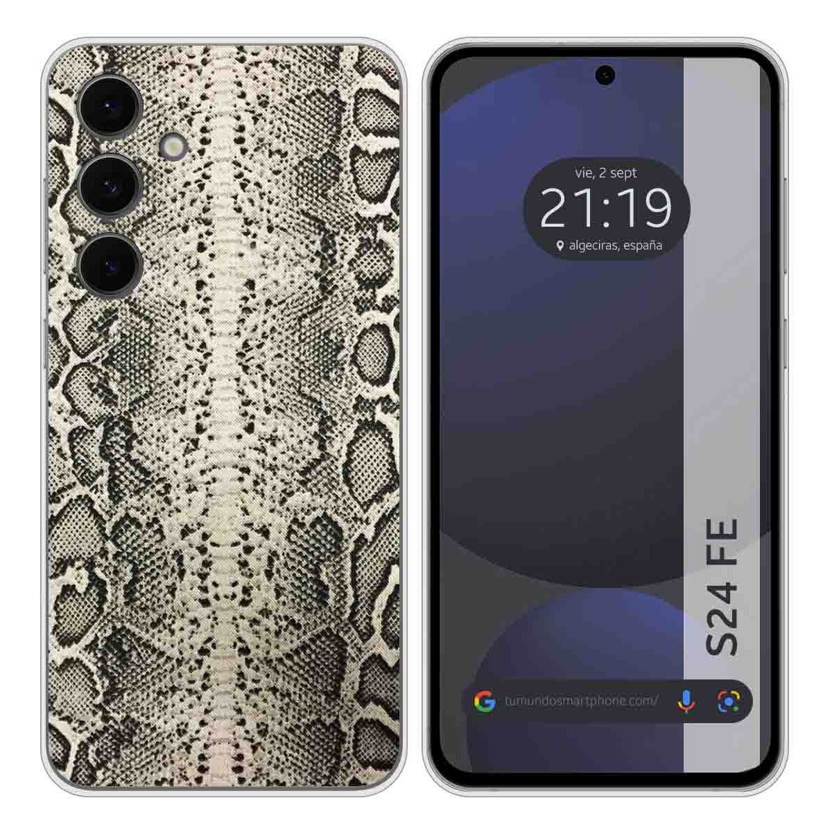 Funda Silicona para Samsung Galaxy S24 FE 5G diseño Animal 01 Dibujos