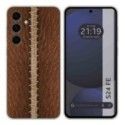 Funda Silicona para Samsung Galaxy S24 FE 5G diseño Cuero 01 Dibujos