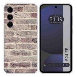 Funda Silicona para Samsung Galaxy S24 FE 5G diseño Ladrillo 01 Dibujos