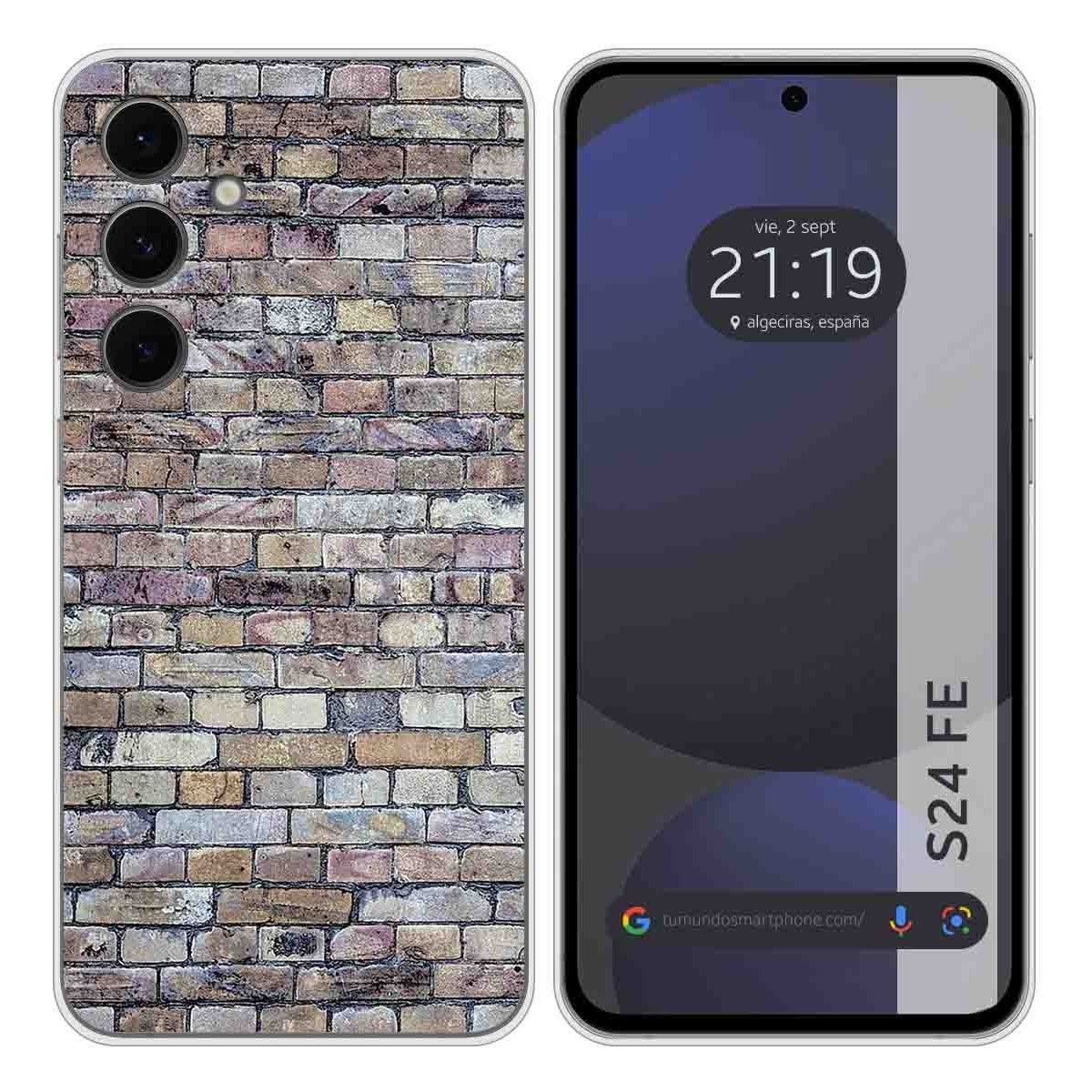 Funda Silicona para Samsung Galaxy S24 FE 5G diseño Ladrillo 02 Dibujos