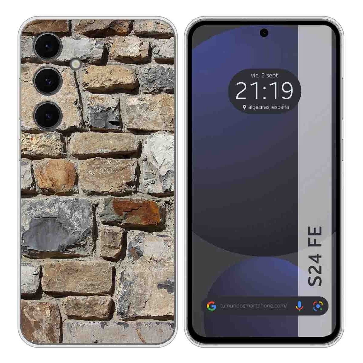 Funda Silicona para Samsung Galaxy S24 FE 5G diseño Ladrillo 03 Dibujos