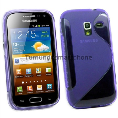 Funda Gel Tpu Galaxy Ace 2 I8160 S Line Color Morada