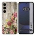 Funda Silicona para Samsung Galaxy S24 FE 5G diseño Madera 08 Dibujos