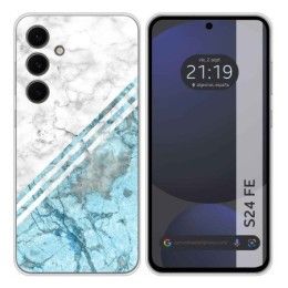 Funda Silicona para Samsung Galaxy S24 FE 5G diseño Mármol 02 Dibujos