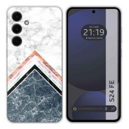 Funda Silicona para Samsung Galaxy S24 FE 5G diseño Mármol 05 Dibujos