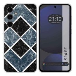 Funda Silicona para Samsung Galaxy S24 FE 5G diseño Mármol 06 Dibujos