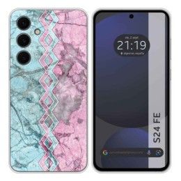 Funda Silicona para Samsung Galaxy S24 FE 5G diseño Mármol 08 Dibujos