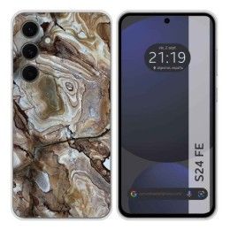 Funda Silicona para Samsung Galaxy S24 FE 5G diseño Mármol 14 Dibujos