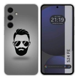 Funda Silicona para Samsung Galaxy S24 FE 5G diseño Barba Dibujos