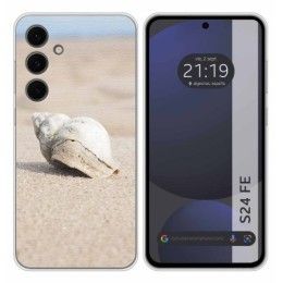 Funda Silicona para Samsung Galaxy S24 FE 5G diseño Concha Dibujos