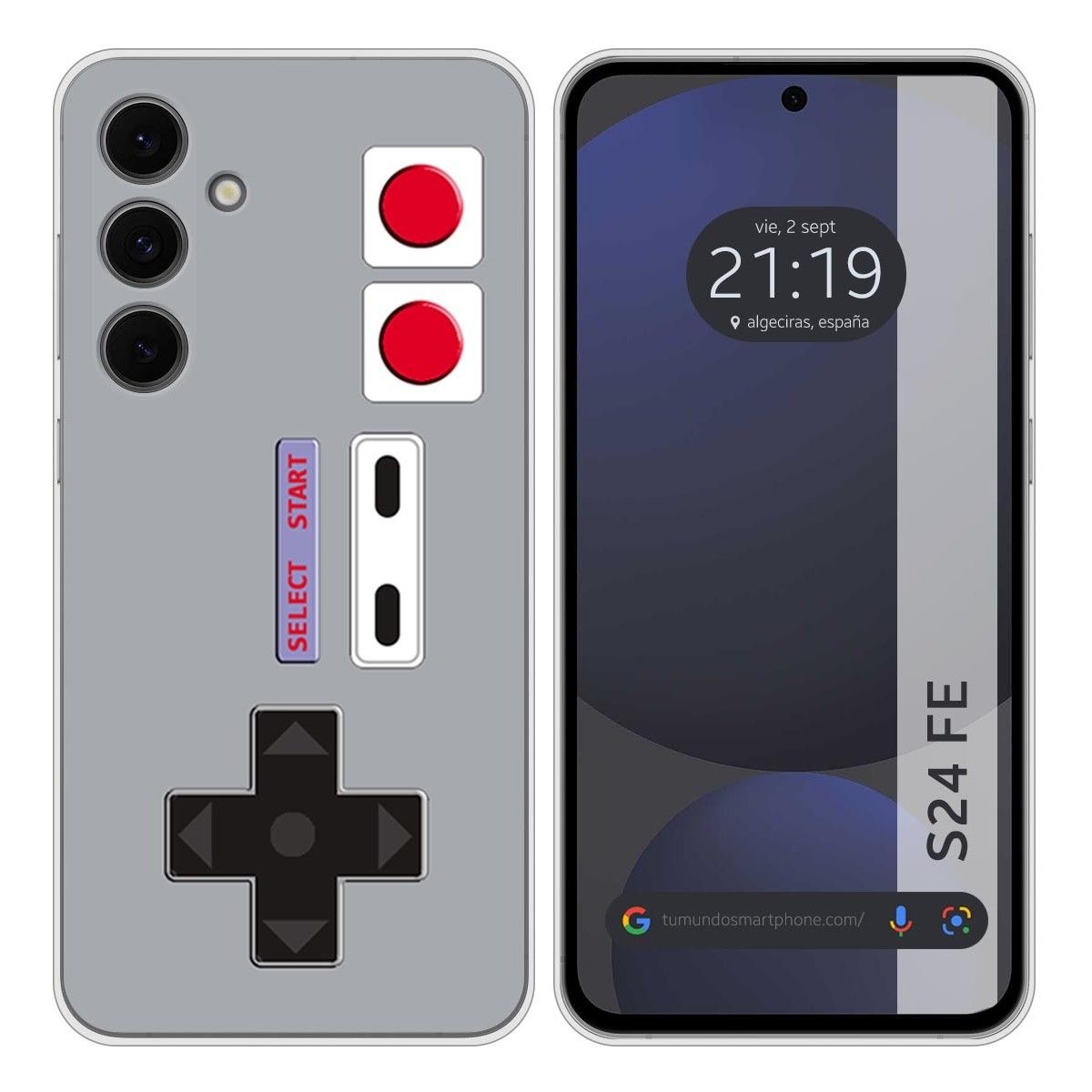 Funda Silicona para Samsung Galaxy S24 FE 5G diseño Consola Dibujos