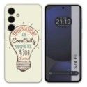 Funda Silicona para Samsung Galaxy S24 FE 5G diseño Creativity Dibujos