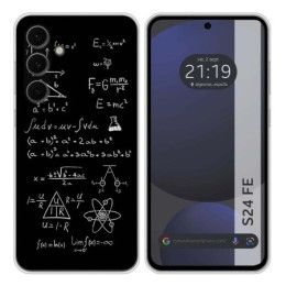 Funda Silicona para Samsung Galaxy S24 FE 5G diseño Formulas Dibujos