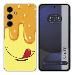 Funda Silicona para Samsung Galaxy S24 FE 5G diseño Helado Vainilla Dibujos