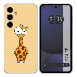 Funda Silicona para Samsung Galaxy S24 FE 5G diseño Jirafa Dibujos