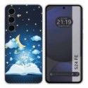 Funda Silicona para Samsung Galaxy S24 FE 5G diseño Libro Cuentos Dibujos