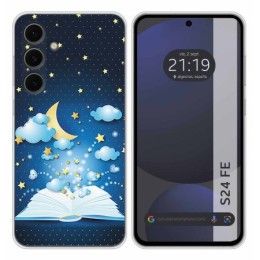 Funda Silicona para Samsung Galaxy S24 FE 5G diseño Libro Cuentos Dibujos