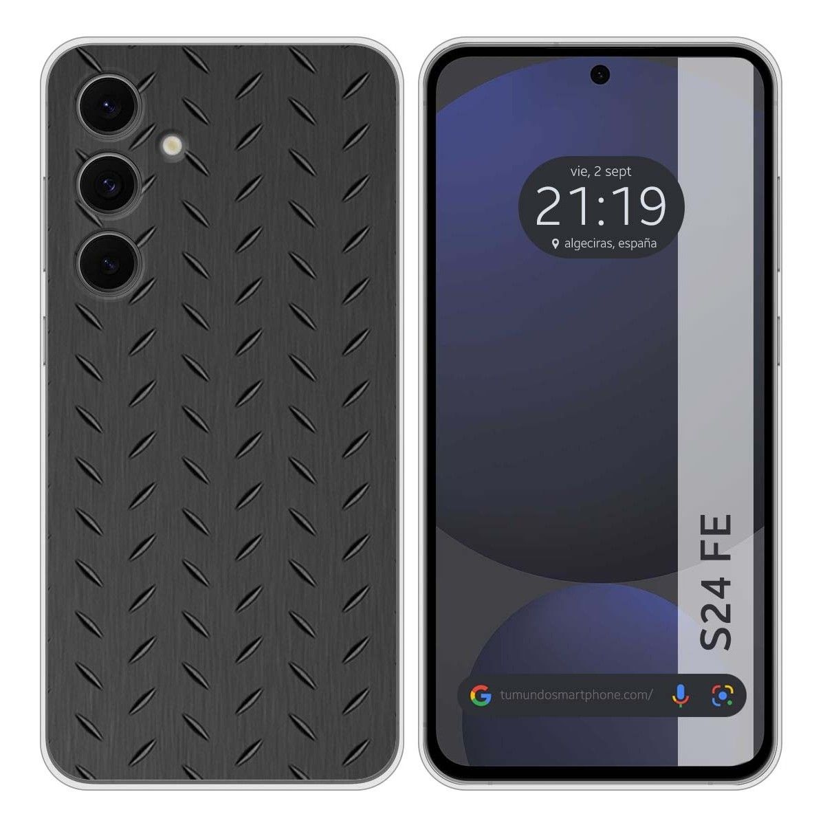 Funda Silicona para Samsung Galaxy S24 FE 5G diseño Metal Dibujos